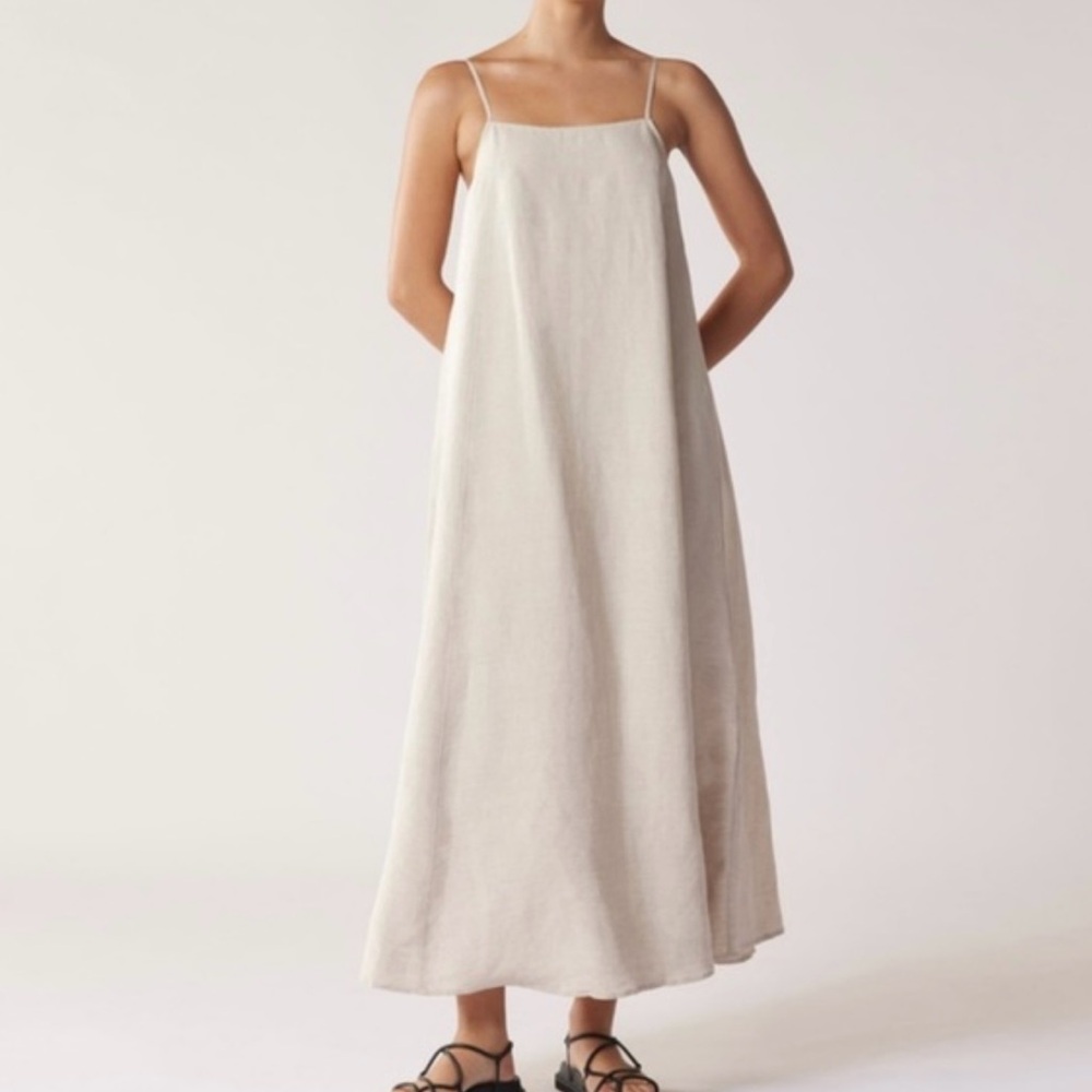 MVN THE LABEL Linen Maxi Dress